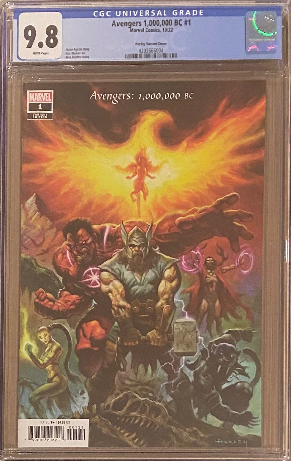 Avengers 1,000,000 BC #1 Horley 1:25 Retailer Incentive Variant CGC 9.8
