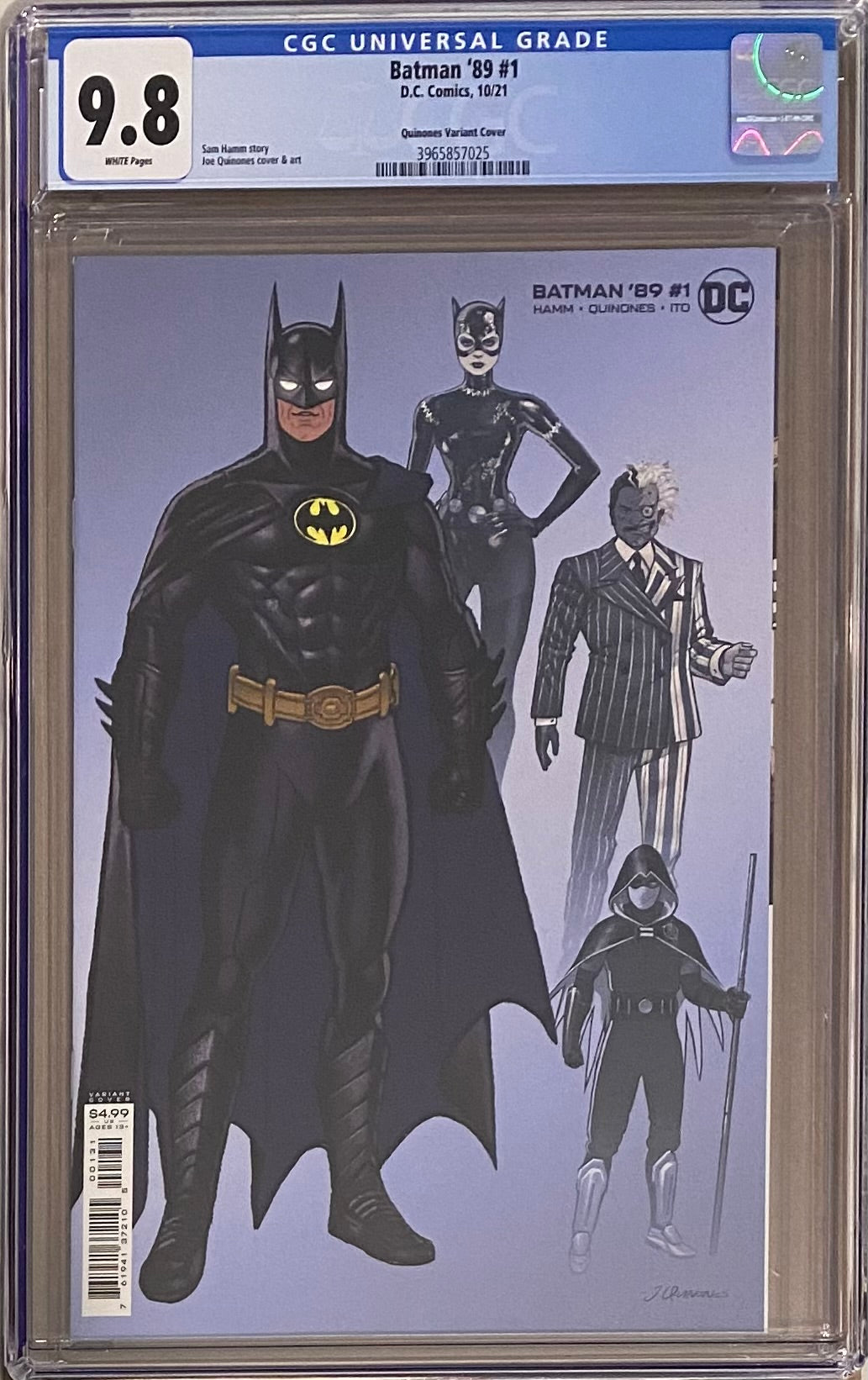 Batman '89 #1 Quinones 1:25 Retailer Incentive Variant CGC 9.8