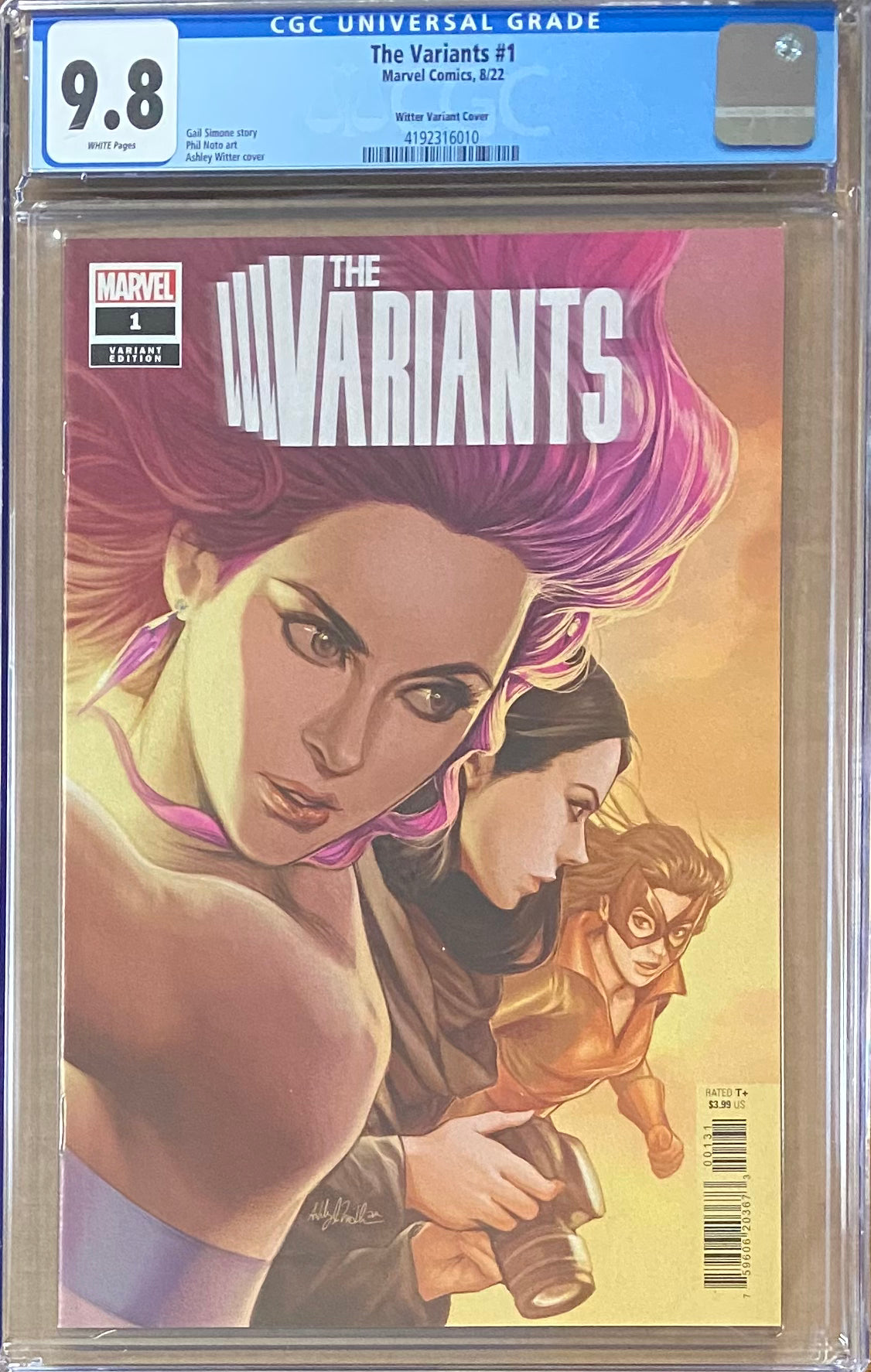 The Variants #1 Witter 1:25 Retailer Incentive Variant CGC 9.8
