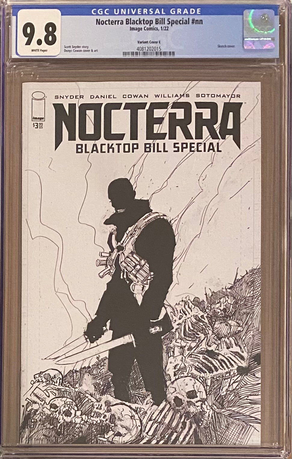 Nocterra: Blacktop Bill Special #1 1:25 Retailer Incentive Variant CGC 9.8