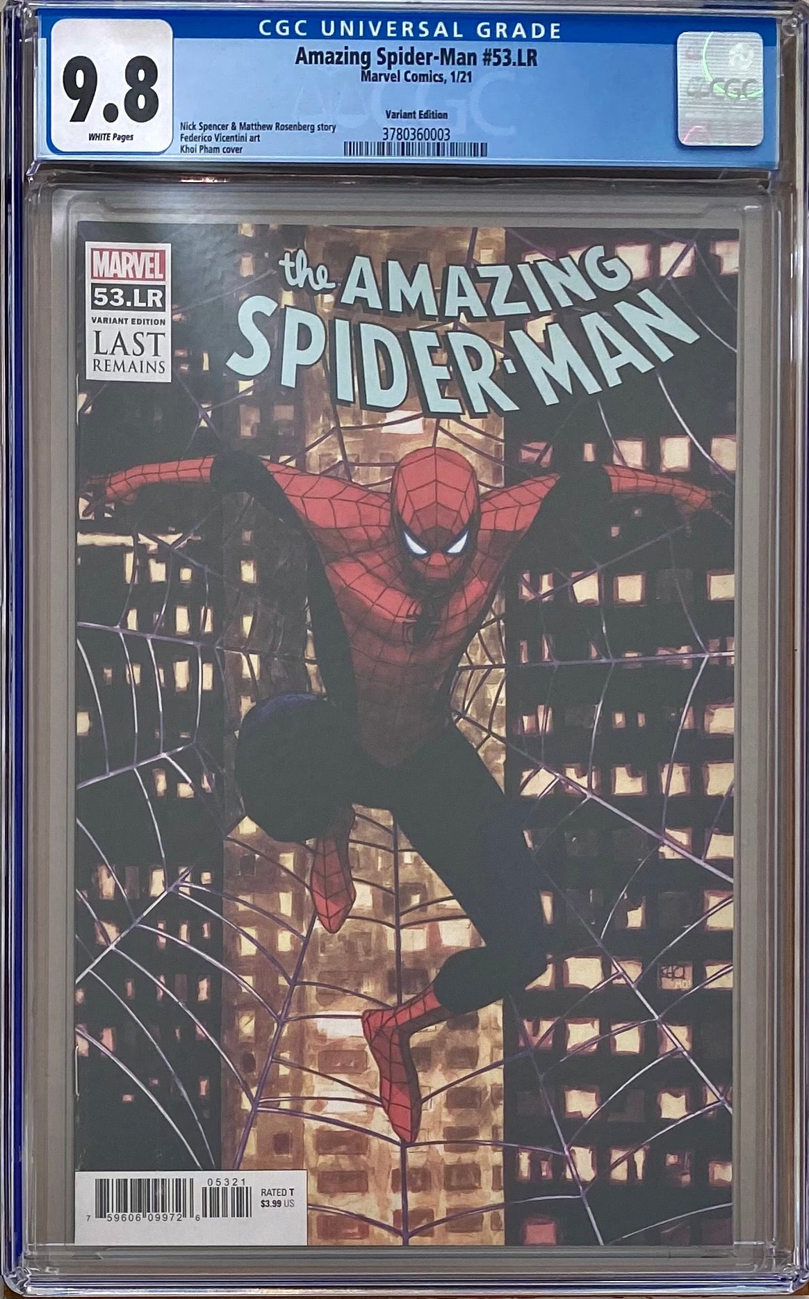 Amazing Spider-Man #53.LR Variant CGC 9.8