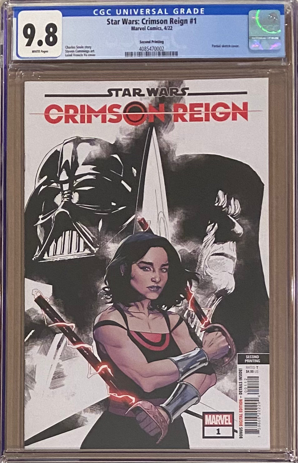Star Wars: Crimson Reign #1 Second Printing CGC 9.8
