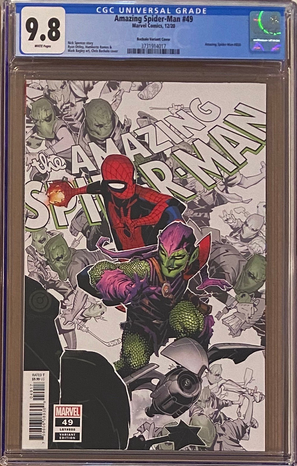 Amazing Spider-Man #850 (#49) Bachalo Variant CGC 9.8