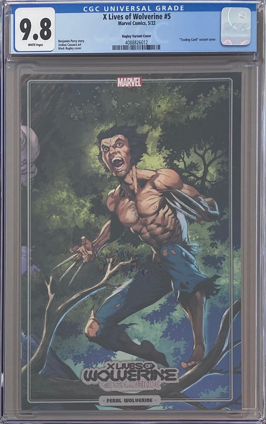 X Lives of Wolverine #5 Bagley Variant CGC 9.8