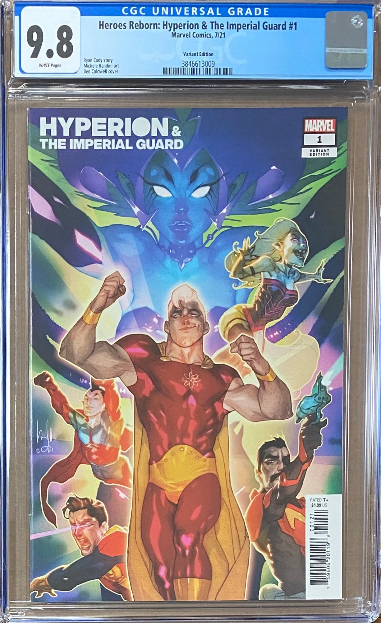 Heroes Reborn: Hyperion and the Imperial Guard #1 Variant CGC 9.8