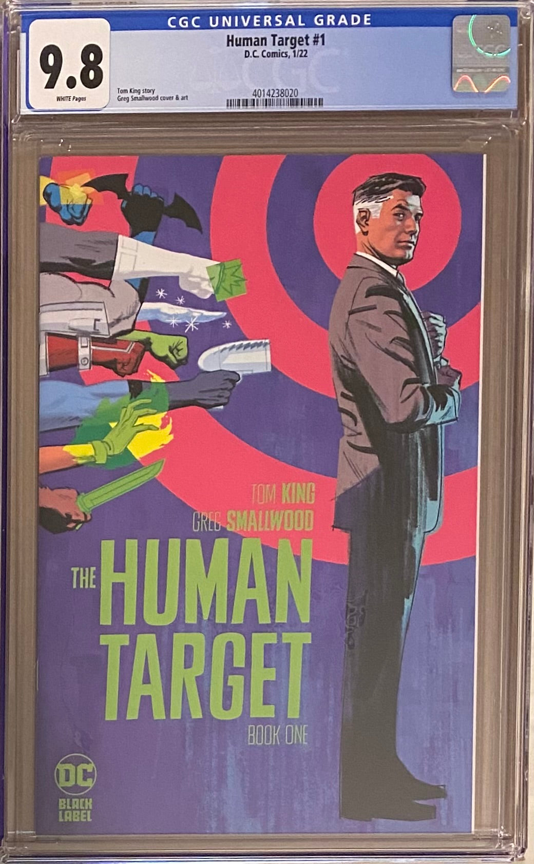 The Human Target #1 CGC 9.8 - DC Black Label