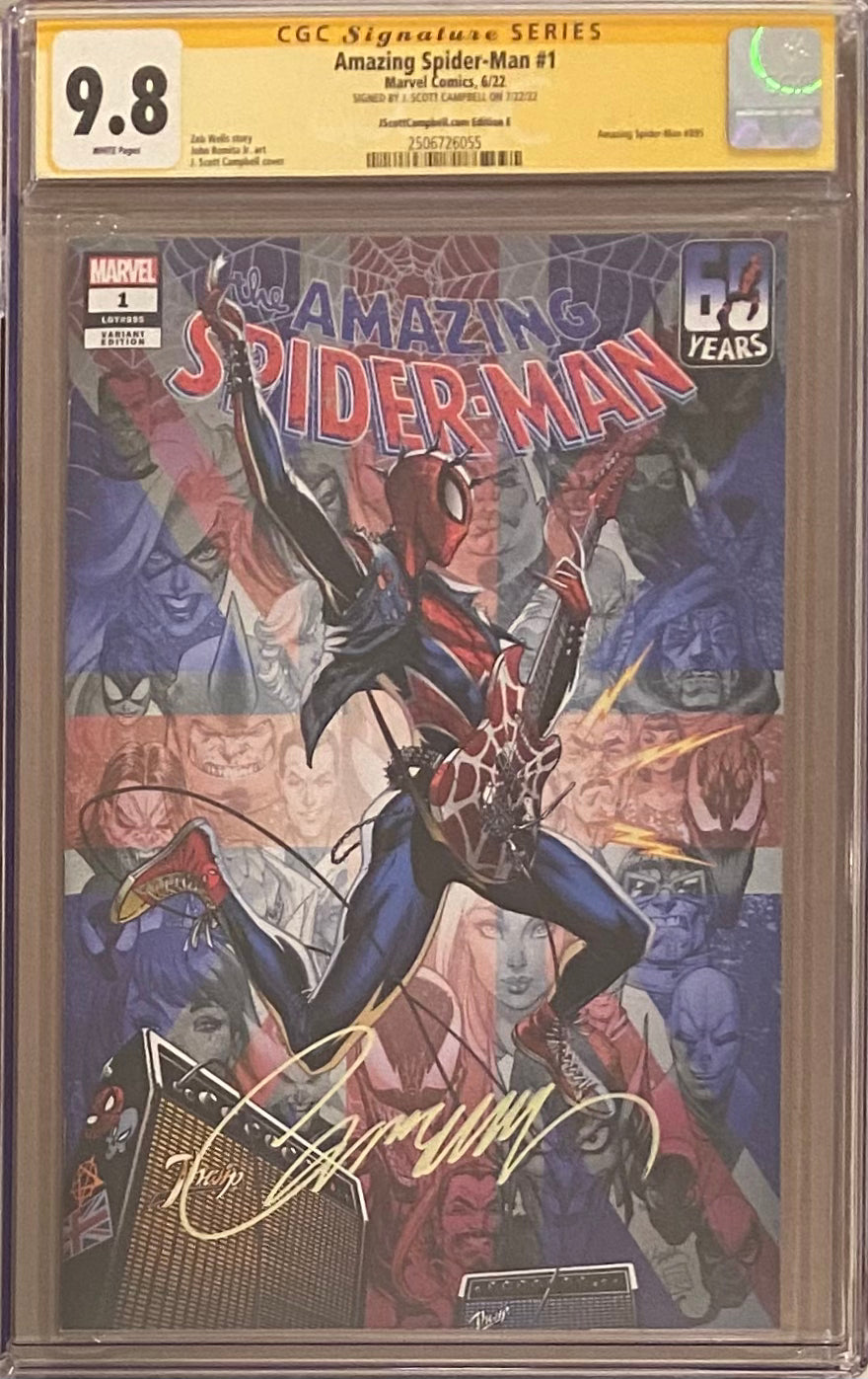 Amazing Spider-Man #1 J. Scott Campbell Edition E "Spider-Punk" CGC 9.8 SS
