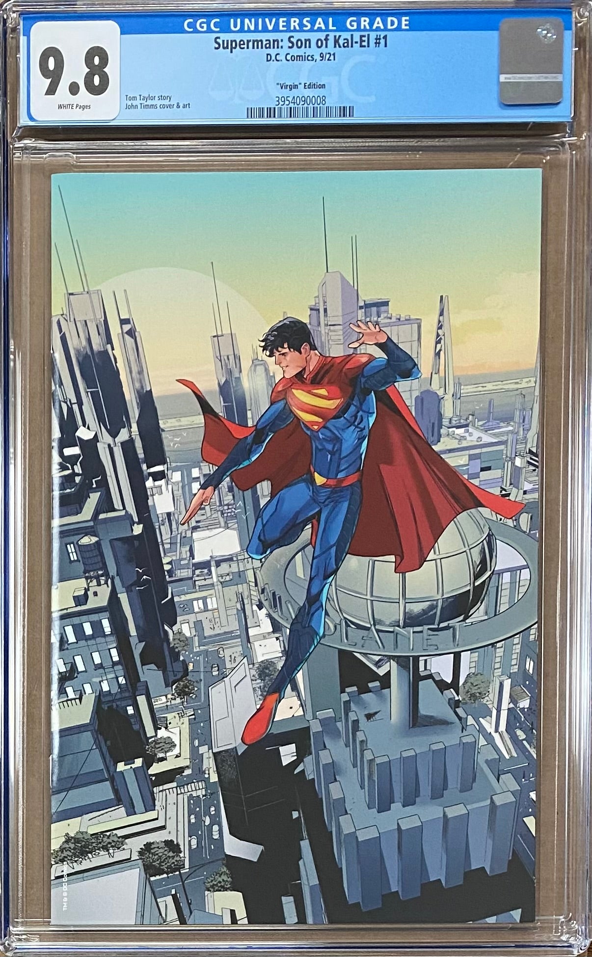 Superman: Son of Kal-El #1 Timms 1:50 Retailer Incentive Variant CGC 9.8