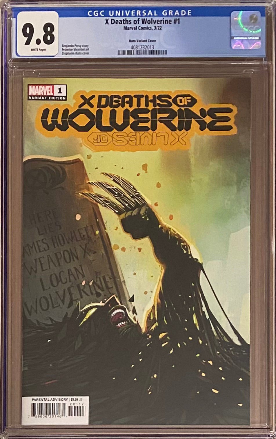 X Deaths of Wolverine #1 Hans Variant CGC 9.8
