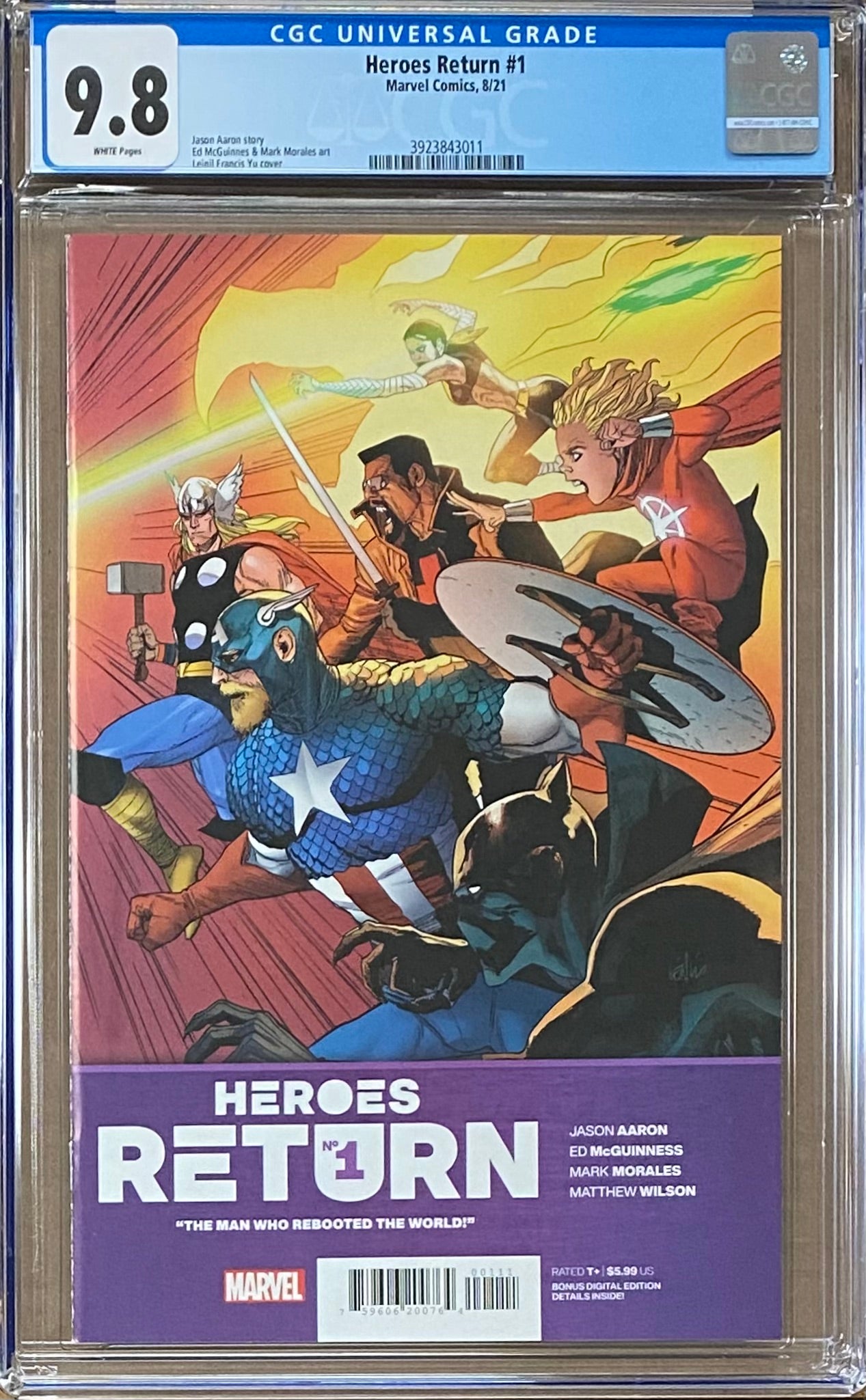 Heroes Return #1 CGC 9.8