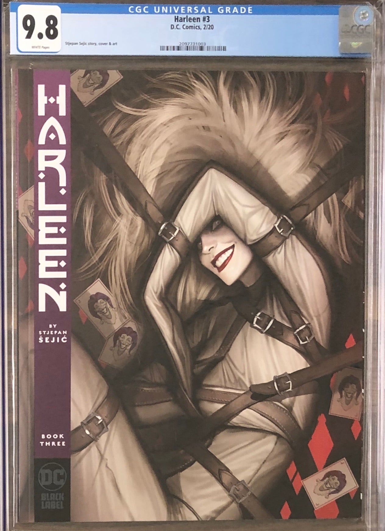 Harleen #3 DC Black Label CGC 9.8
