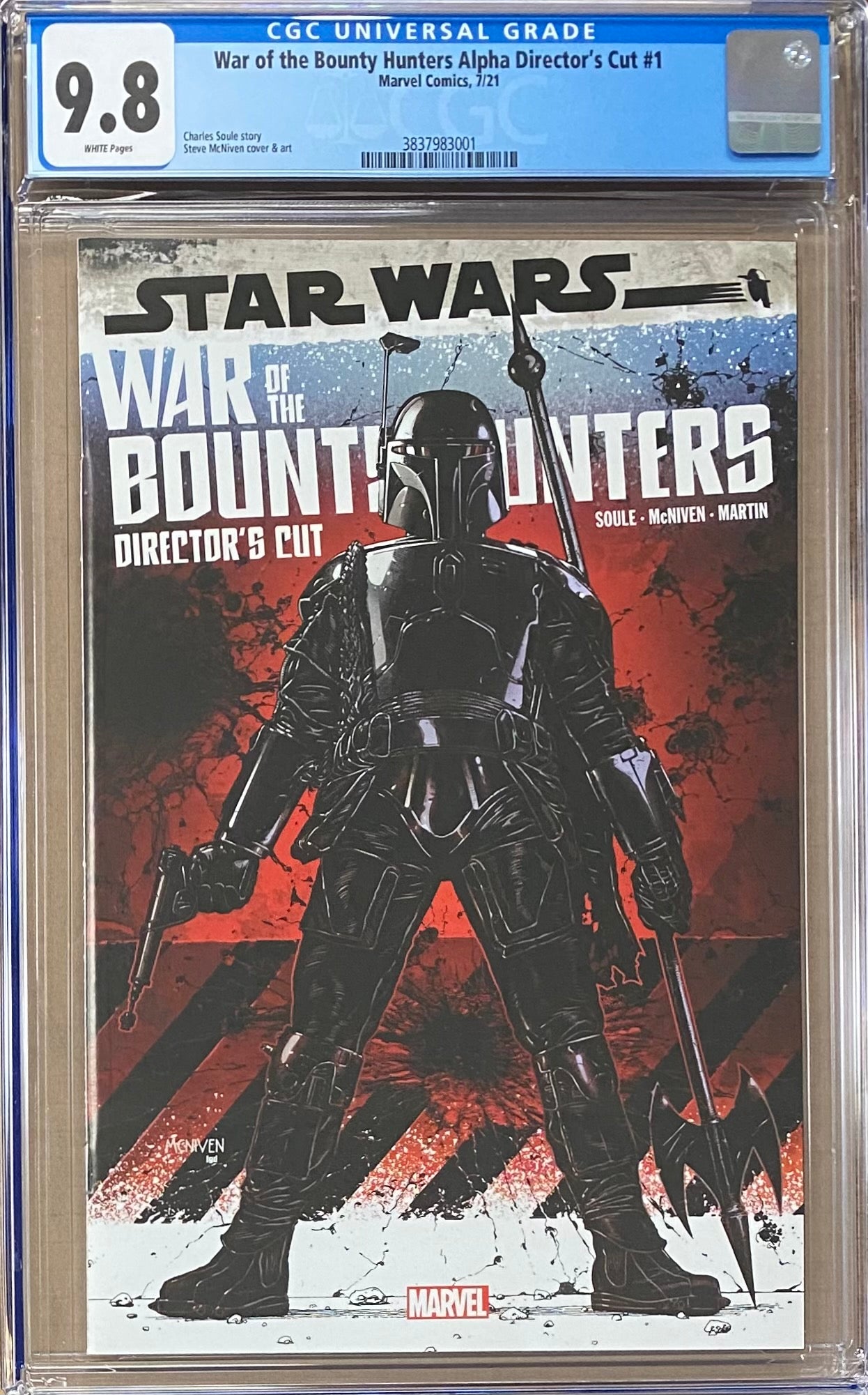 Star Wars: War of the Bounty Hunters Alpha #1 Director's Cut CGC 9.8