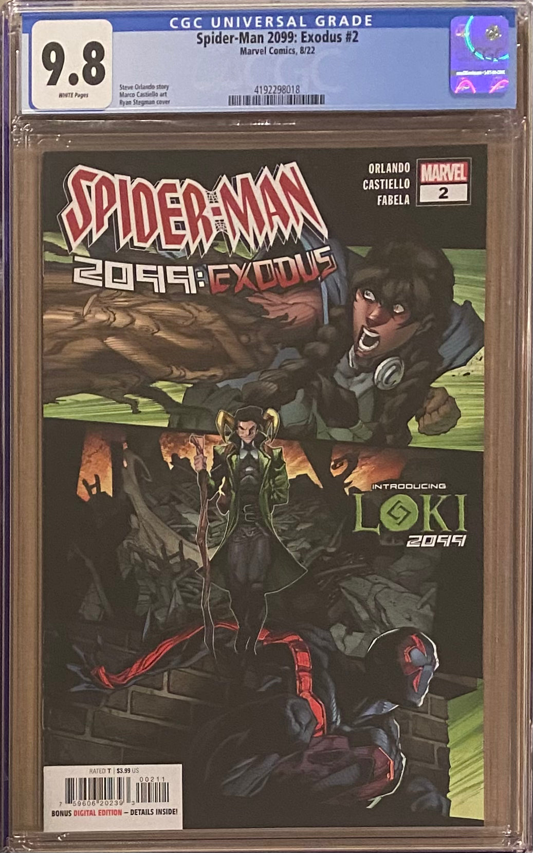 Spider-Man 2099: Exodus #2 CGC 9.8