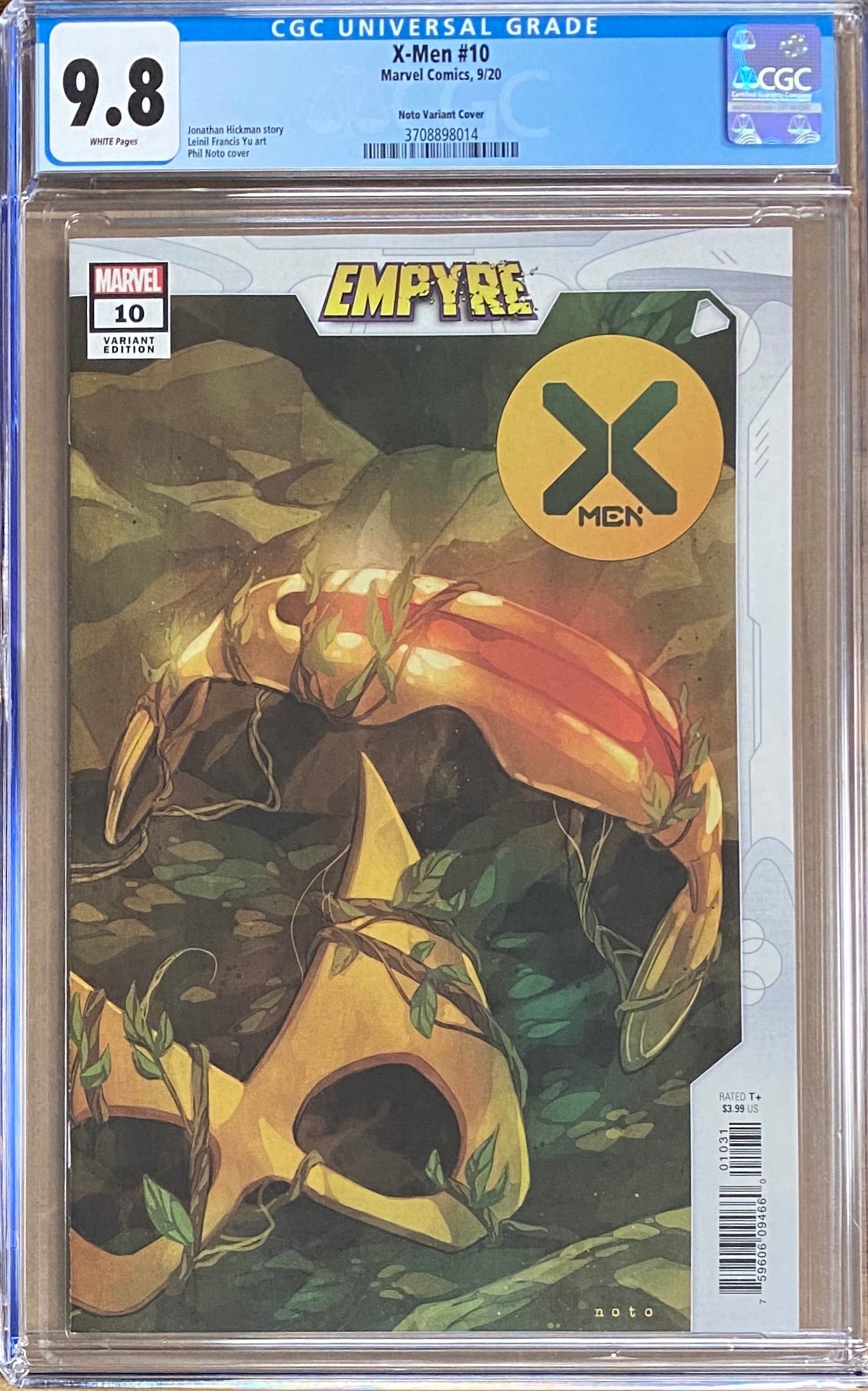 X-Men #10 Noto Variant CGC 9.8 - Empyre