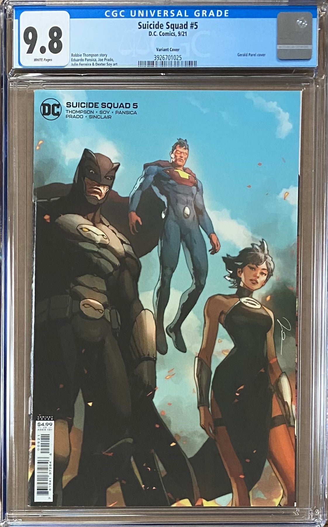 Suicide Squad #5 Variant CGC 9.8