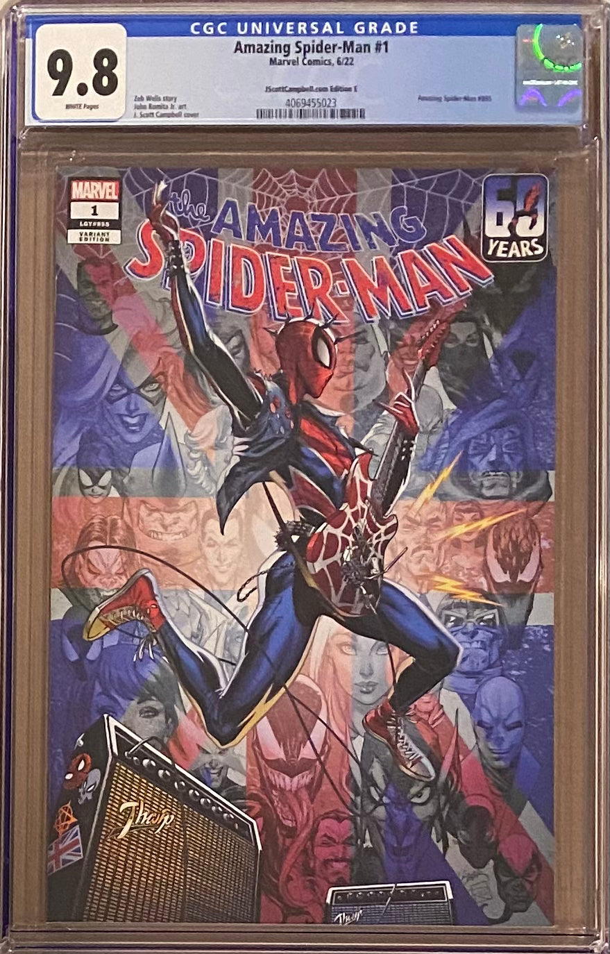 Amazing Spider-Man #1 J. Scott Campbell Edition E "Spider-Punk" CGC 9.8
