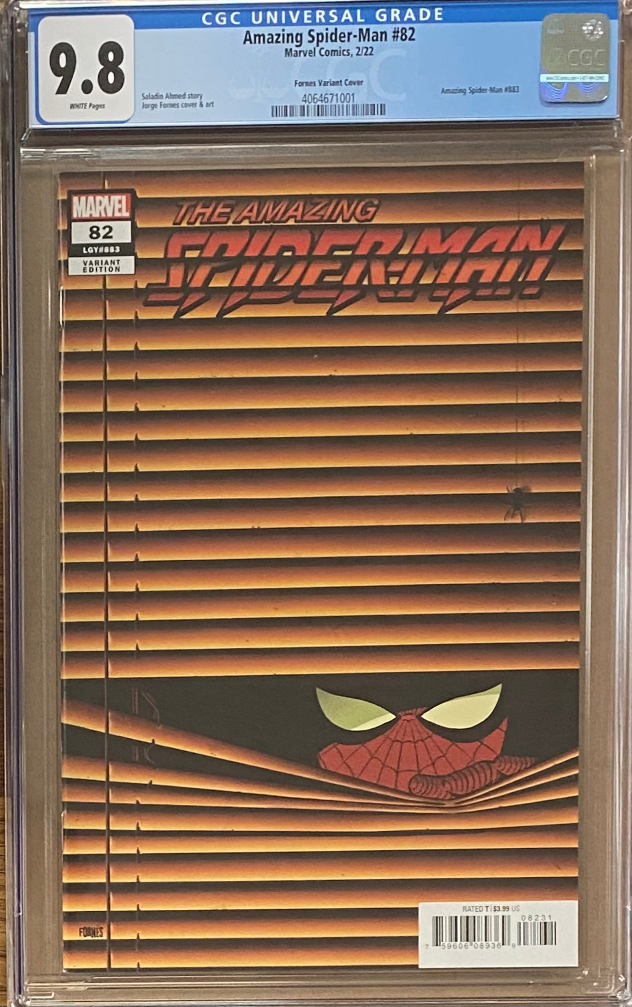 Amazing Spider-Man #82 Fornes Variant CGC 9.8