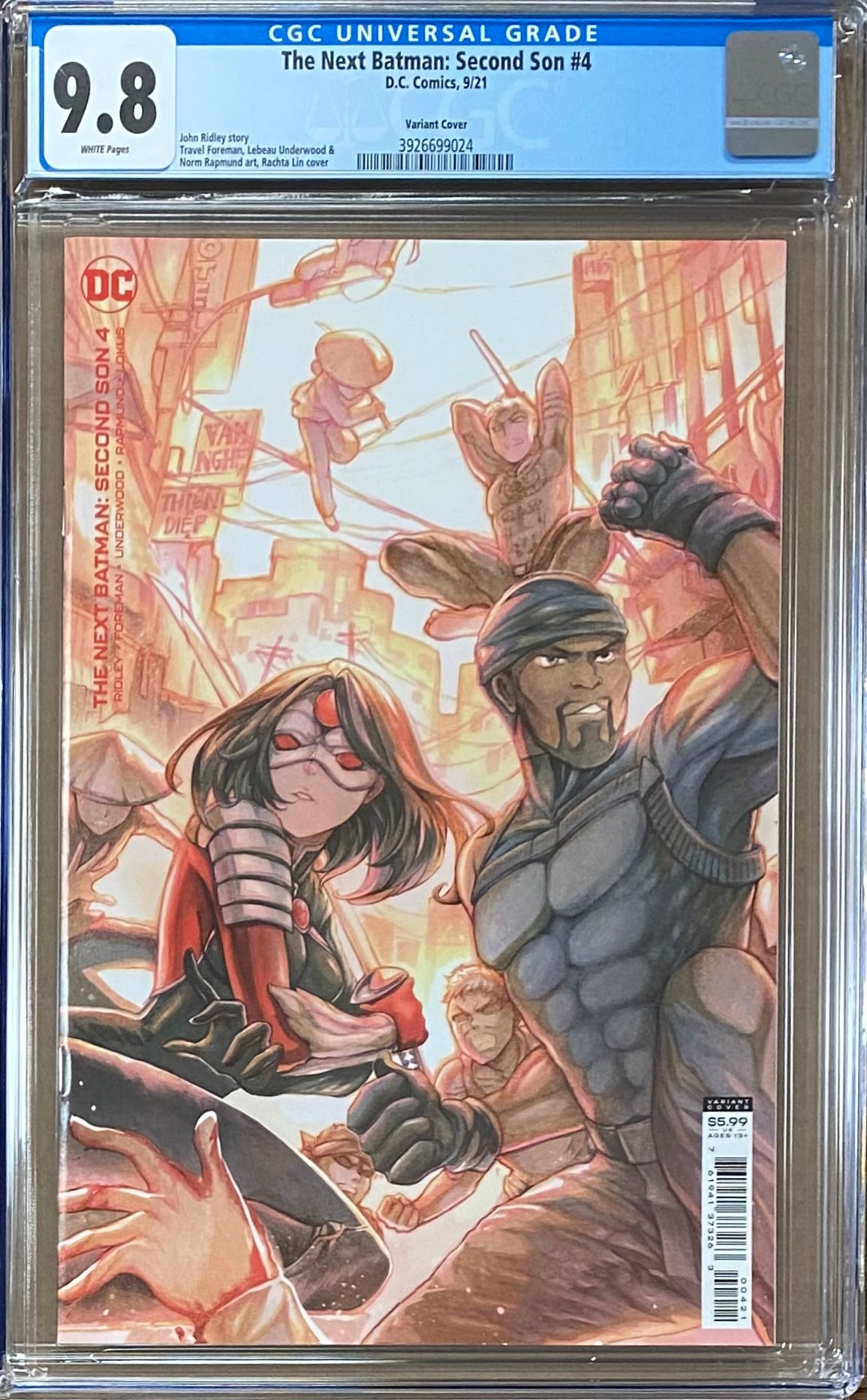 The Next Batman: Second Son #4 Variant CGC 9.8