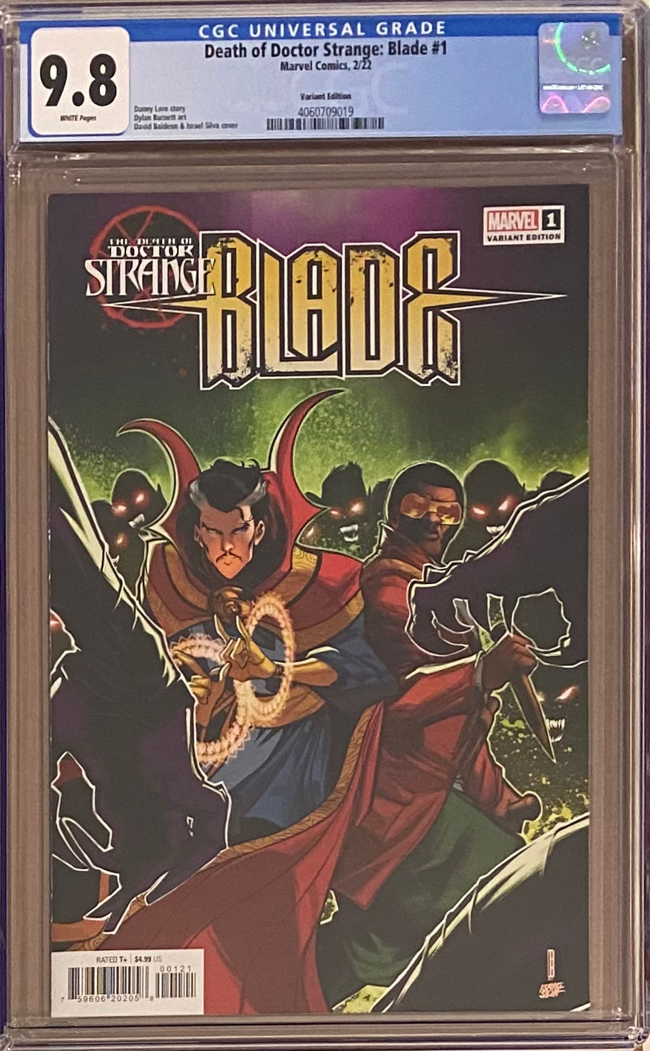 The Death of Doctor Strange: Blade #1 Variant CGC 9.8