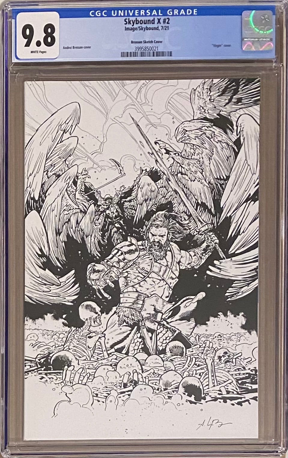 Skybound X #2 Bressan 1:10 Retailer Incentive Variant CGC 9.8