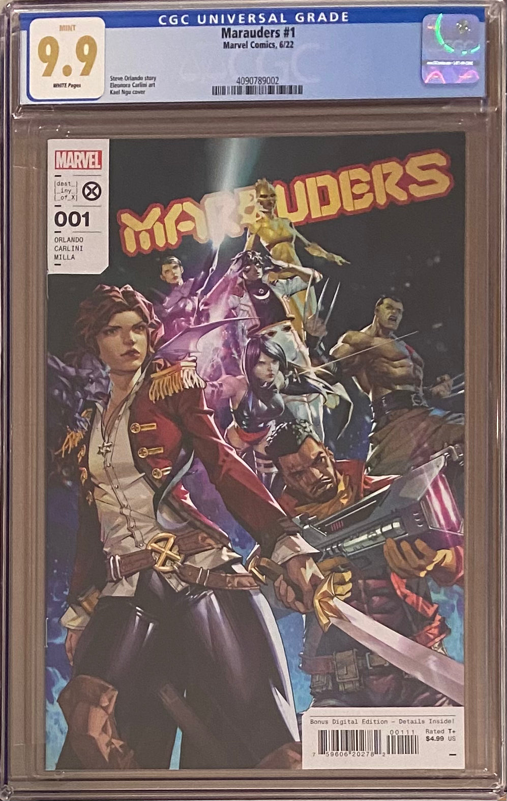 Marauders #1 CGC 9.9 MINT