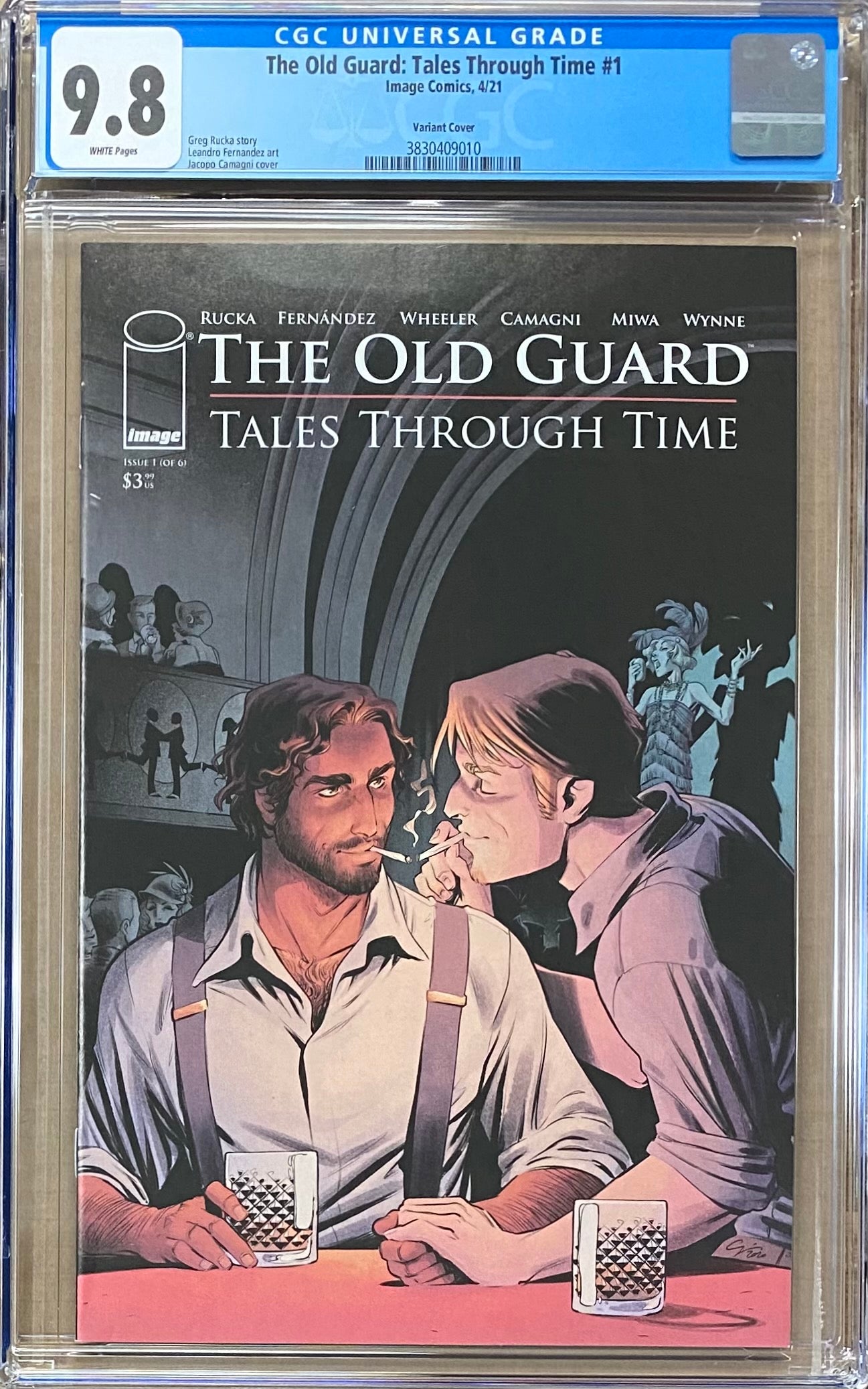 The Old Guard: Tales Through Time #1 Camagni Variant CGC 9.8
