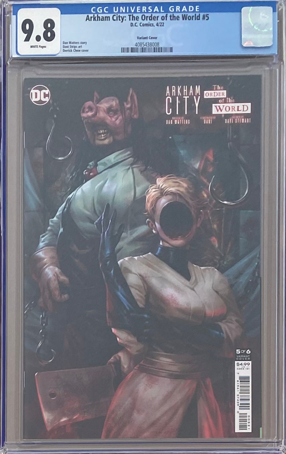 Arkham City: The Order of the World #5 Variant CGC 9.8