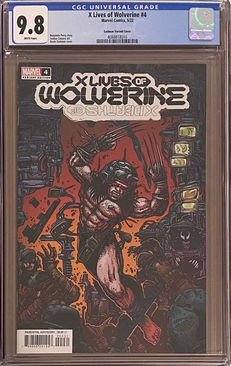 X Lives of Wolverine #4 Eastman Variant CGC 9.8