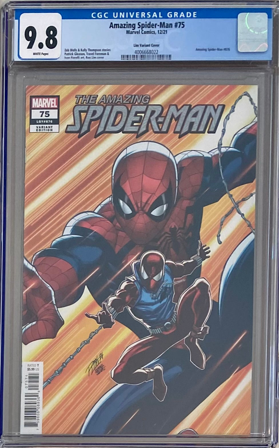 Amazing Spider-Man #75 Lim Variant CGC 9.8