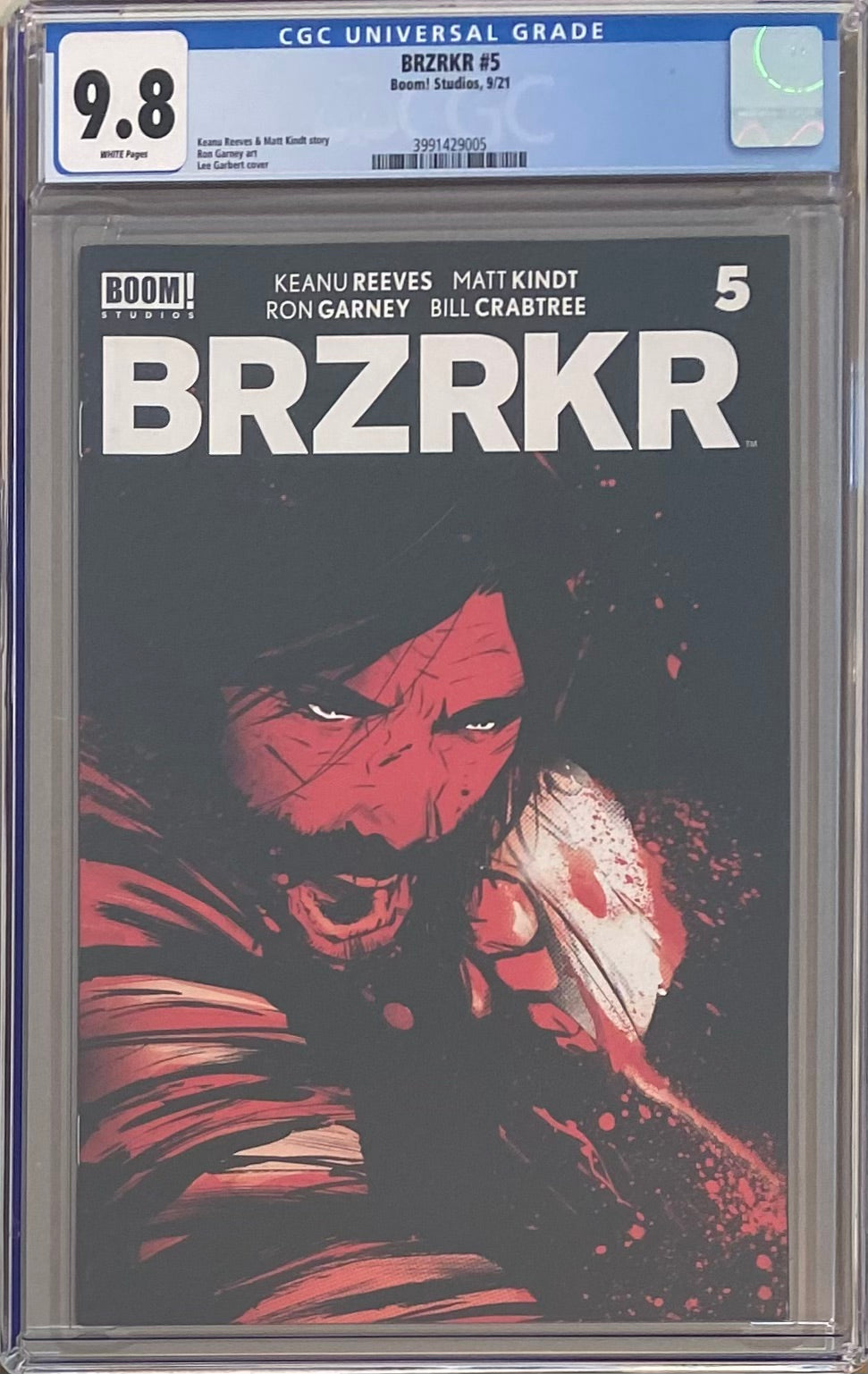 BRZRKR #5 Cover A Garbett CGC 9.8 (Berzerker)