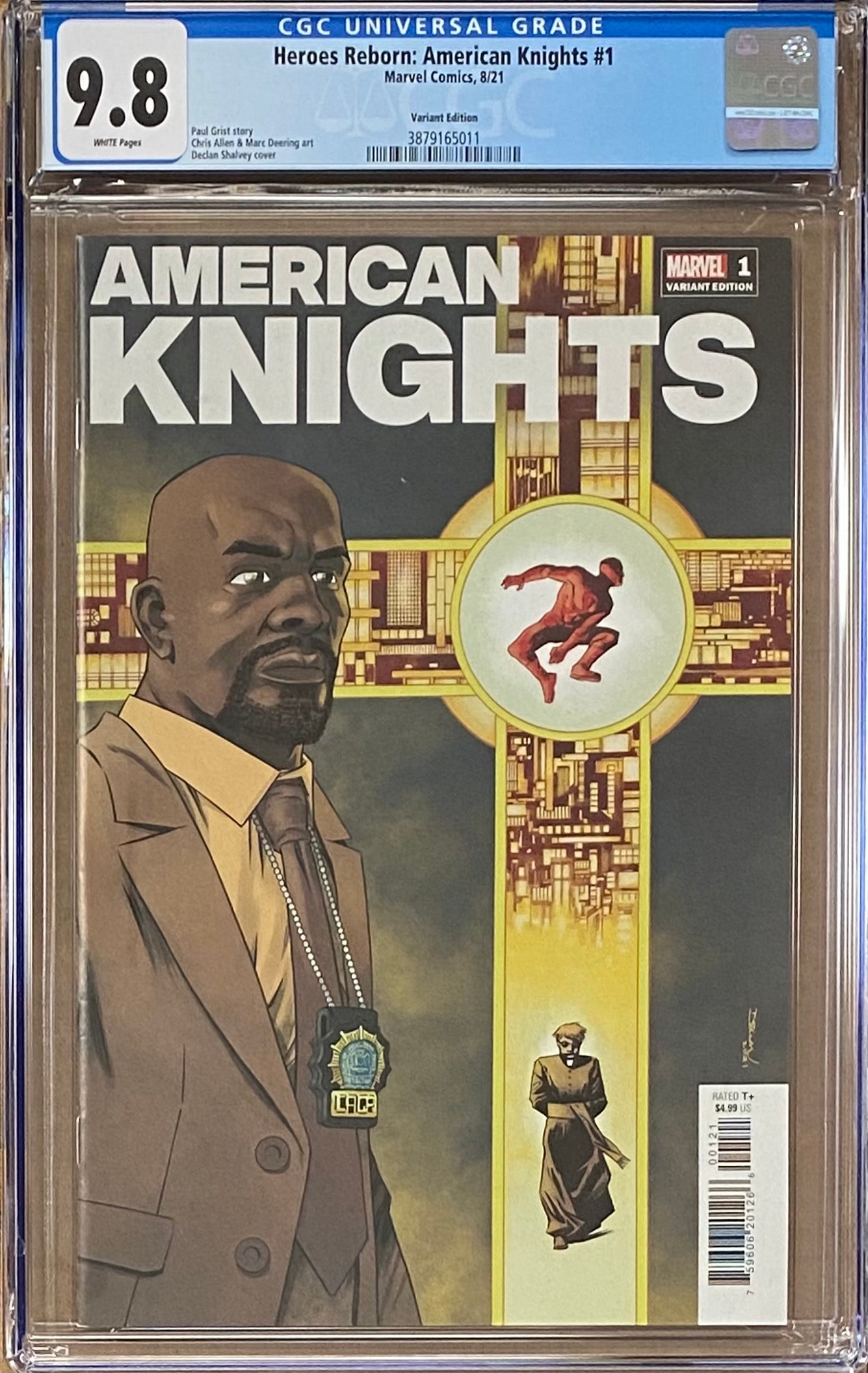 Heroes Reborn: American Knights #1 Variant CGC 9.8