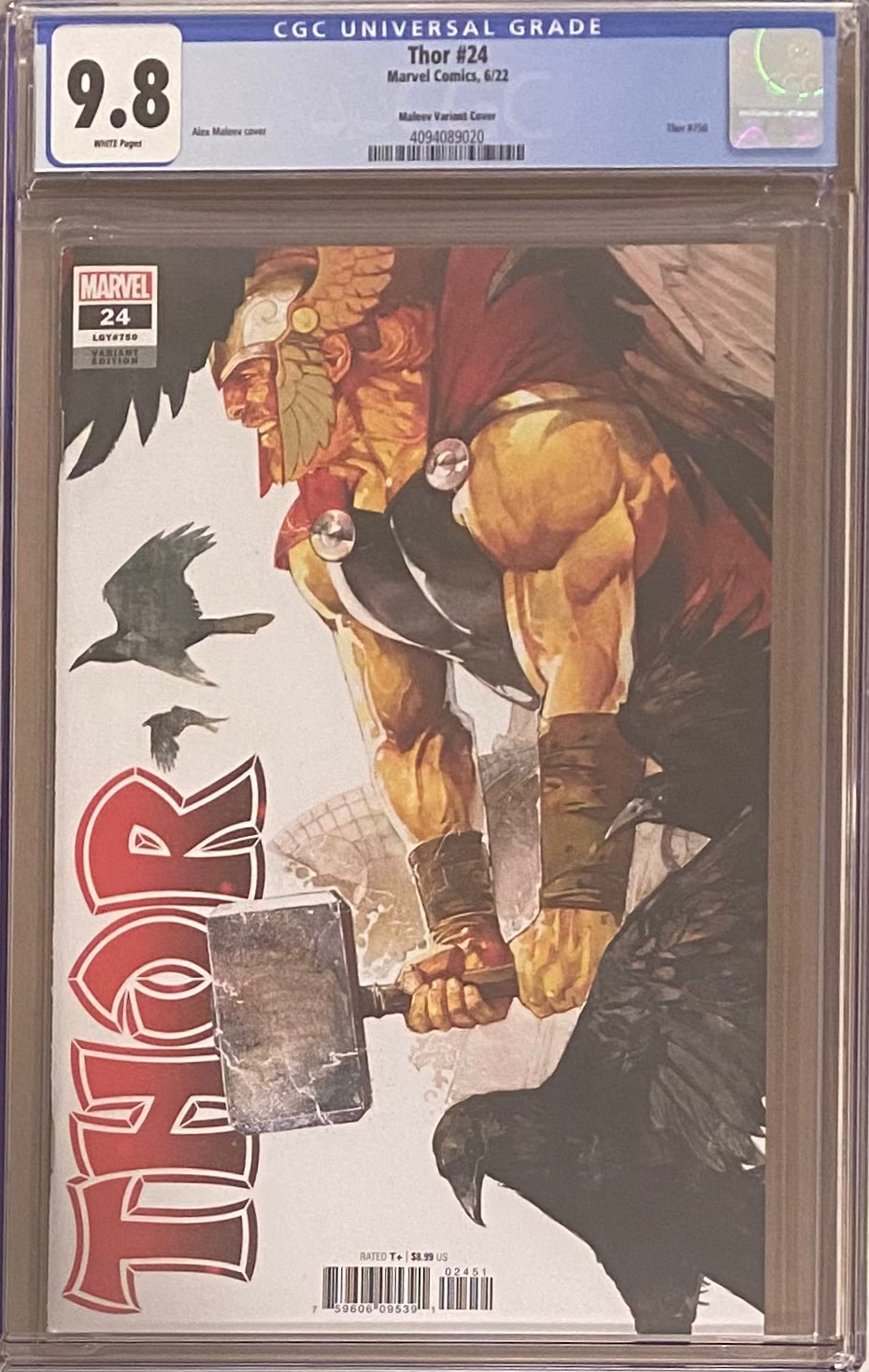 Thor #24 Maleev Variant CGC 9.8