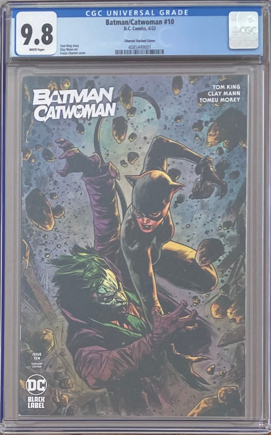 Batman Catwoman #10 Charest Variant DC Black Label CGC 9.8