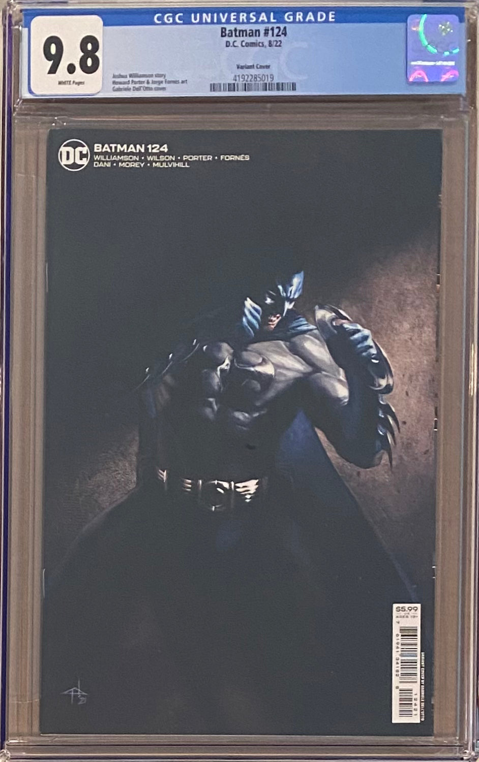 Batman #124 Dell'Otto Variant CGC 9.8