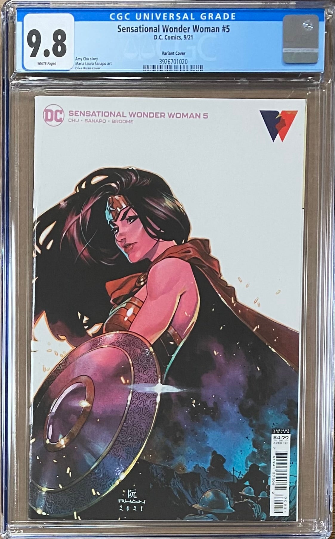 Sensational Wonder Woman #5 Variant CGC 9.8