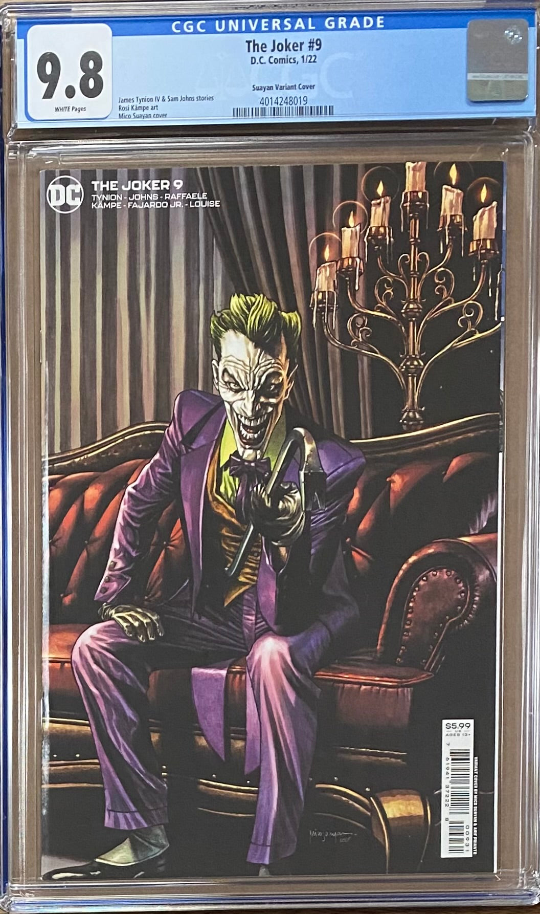 The Joker #9 Suayan Connecting Variant B CGC 9.8