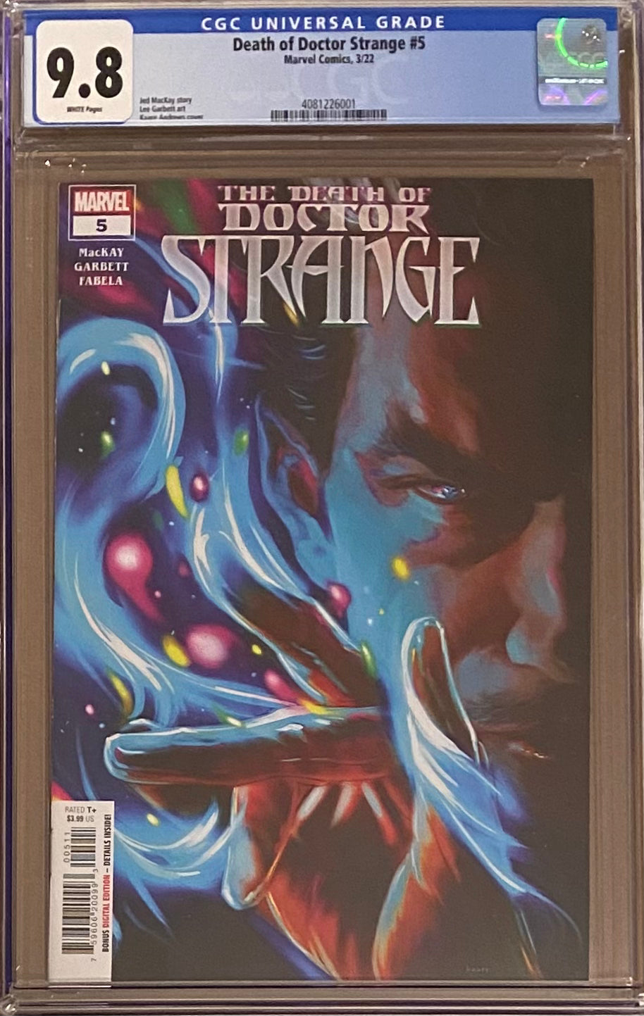 The Death of Doctor Strange #5 CGC 9.8