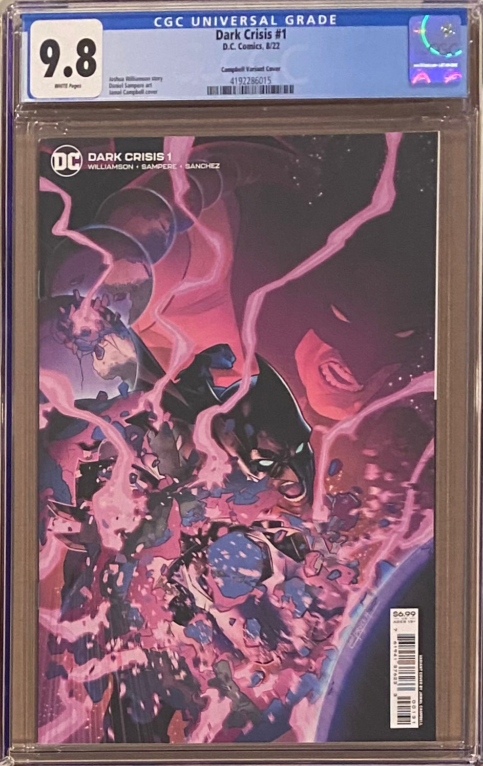 Dark Crisis #1 Campbell Variant CGC 9.8