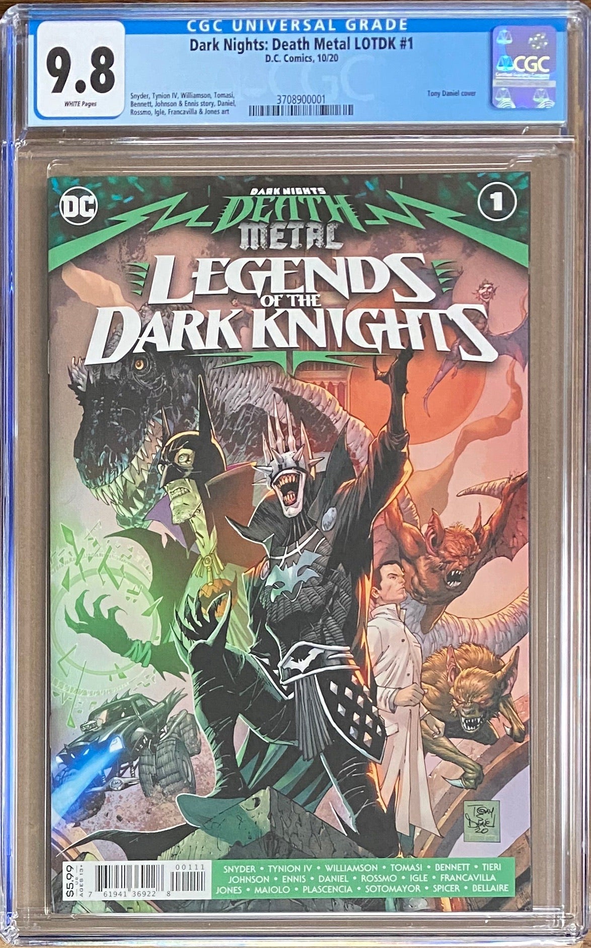 Dark Nights Death Metal: Legends of the Dark Knights #1 CGC 9.8