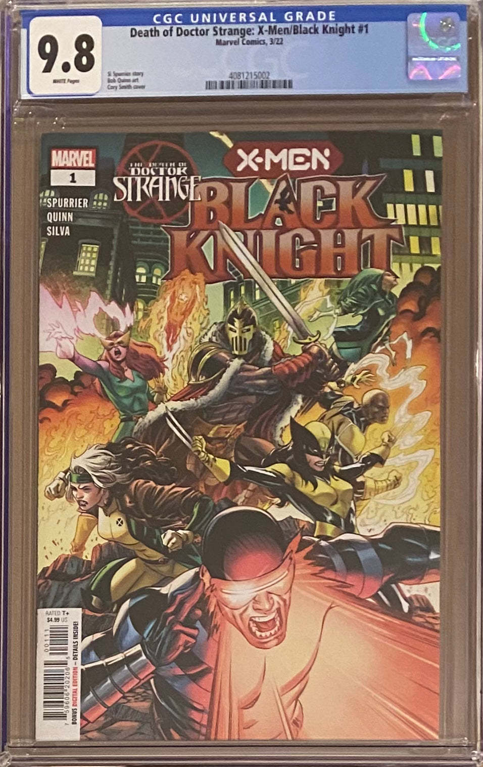 The Death of Doctor Strange: X-Men/Black Knight #1 CGC 9.8