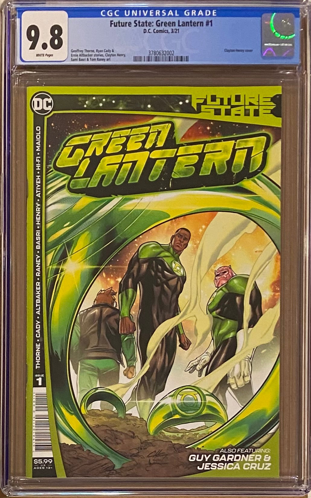 Future State: Green Lantern #1 CGC 9.8