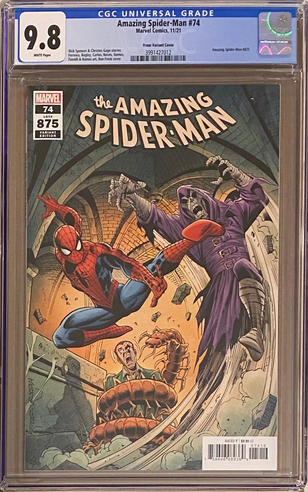 Amazing Spider-Man #74 (#875) Frenz Variant CGC 9.8