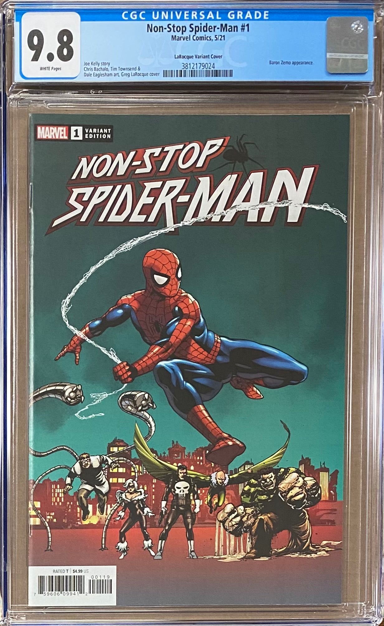 Non-Stop Spider-Man #1 Laroque Variant CGC 9.8