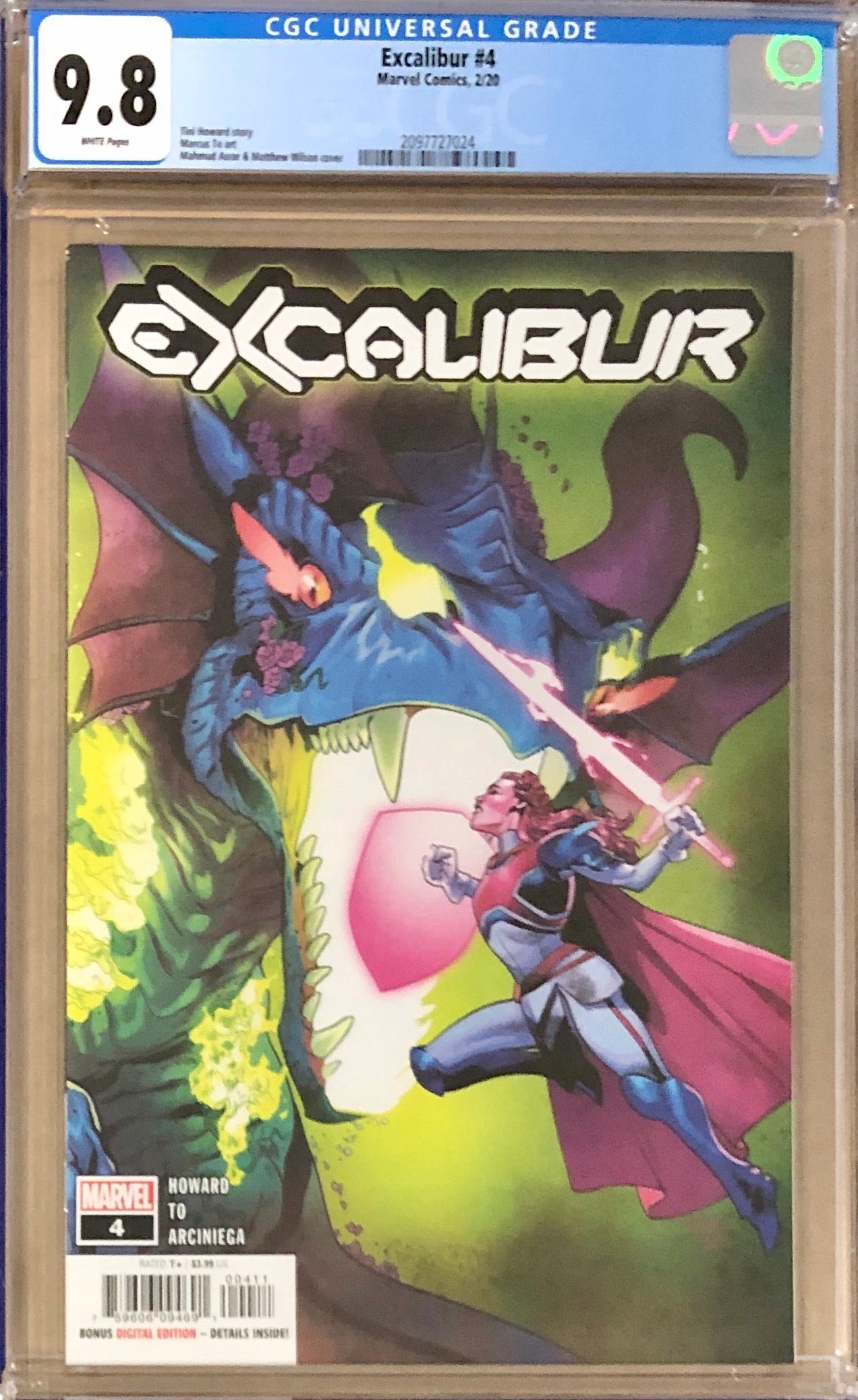 Excalibur #4 CGC 9.8 - Dawn of X!