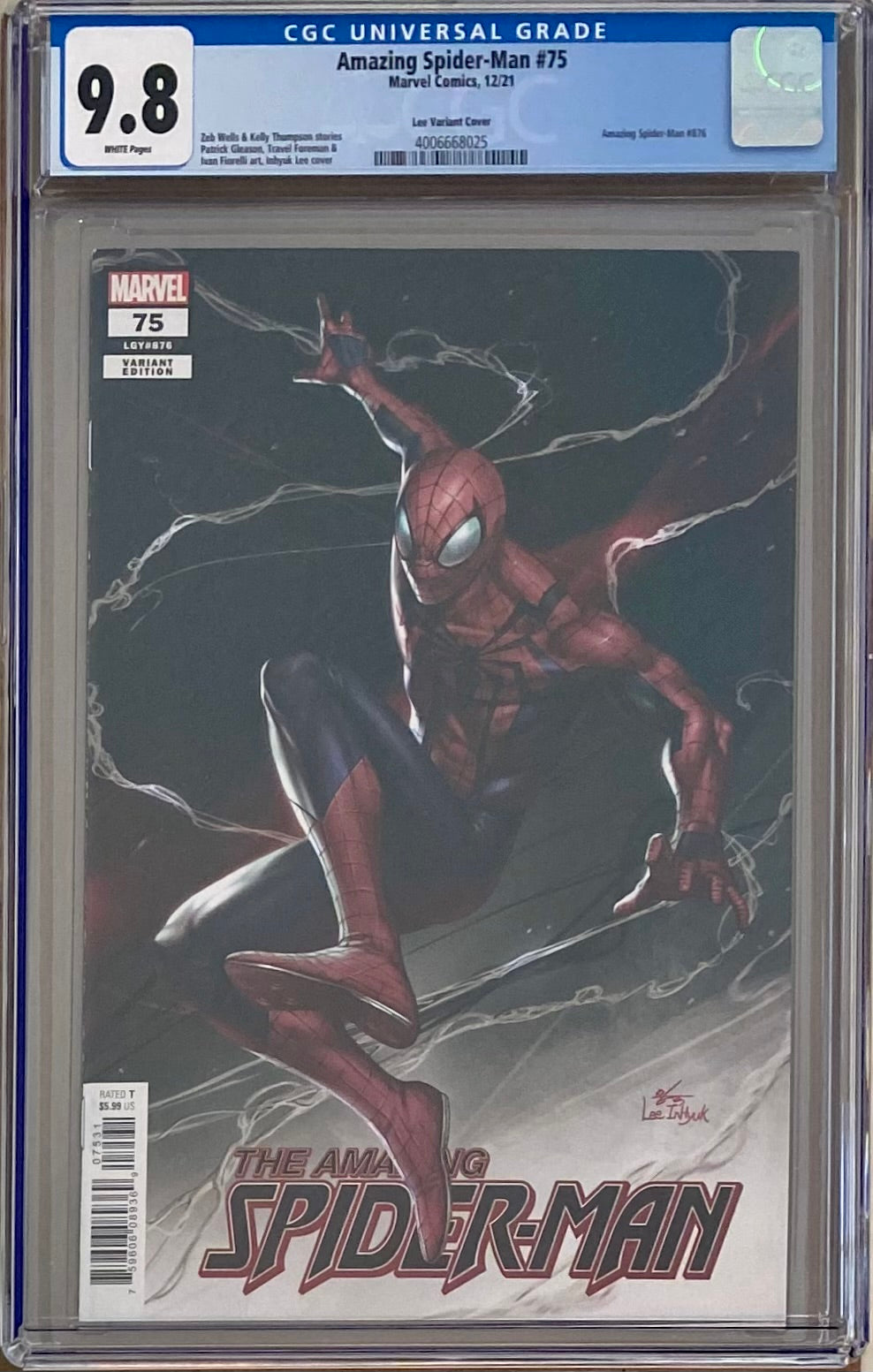 Amazing Spider-Man #75 InHyuk Lee Variant CGC 9.8