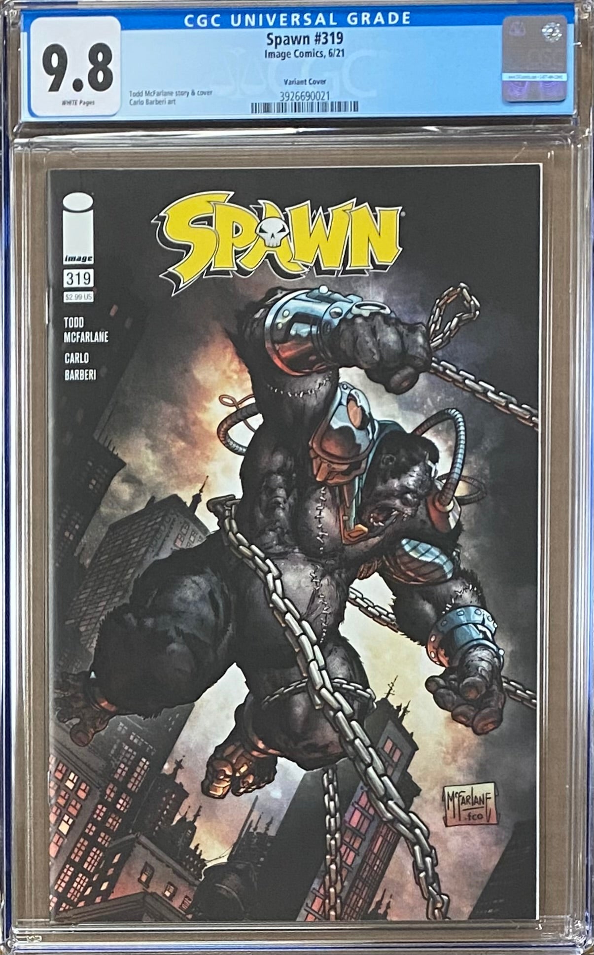 Spawn #319 McFarlane Variant CGC 9.8