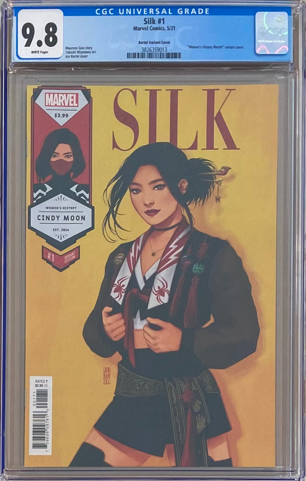 Silk #1 Bartel "Women's History Month" Variant CGC 9.8