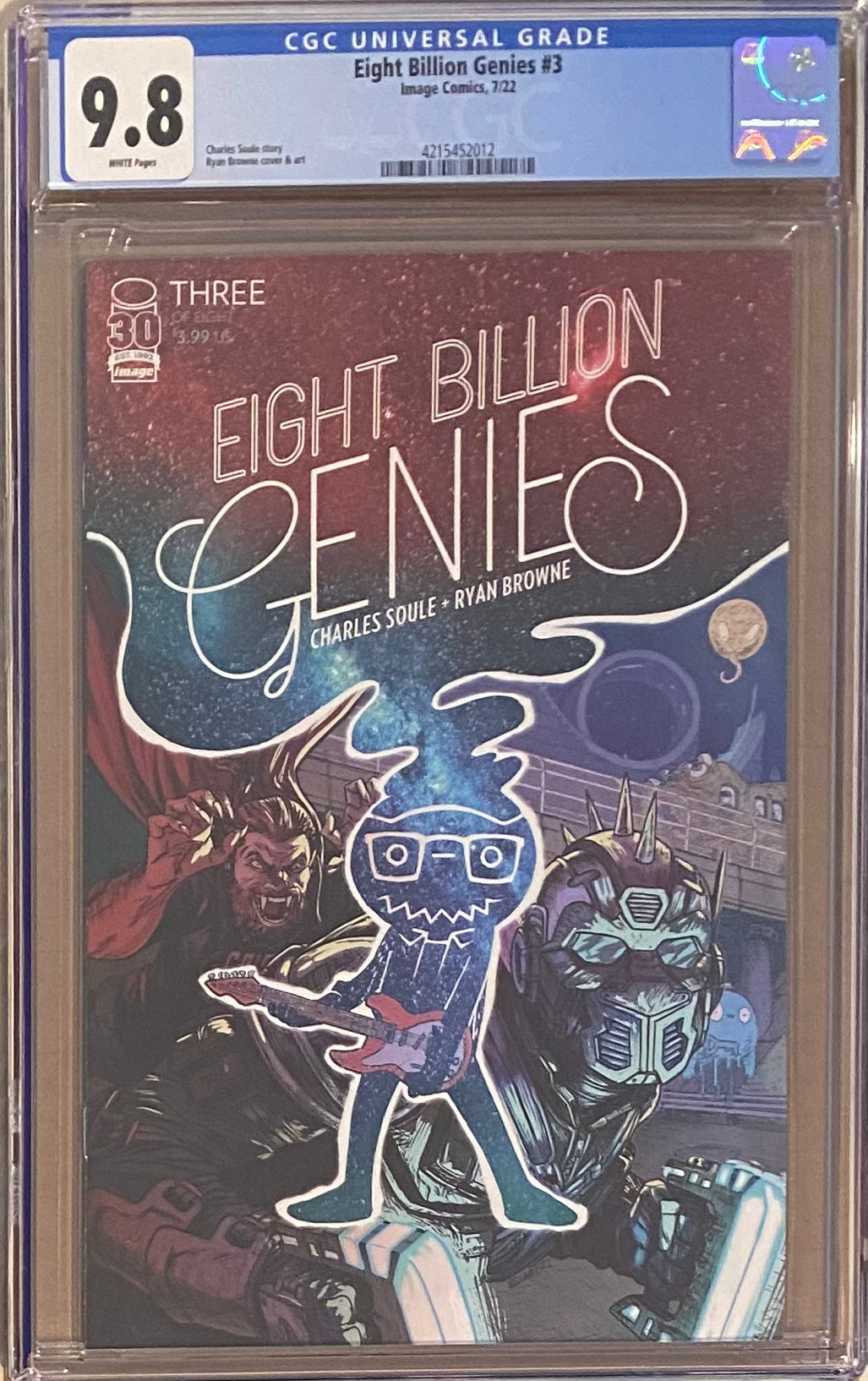 Eight Billion Genies #3 CGC 9.8
