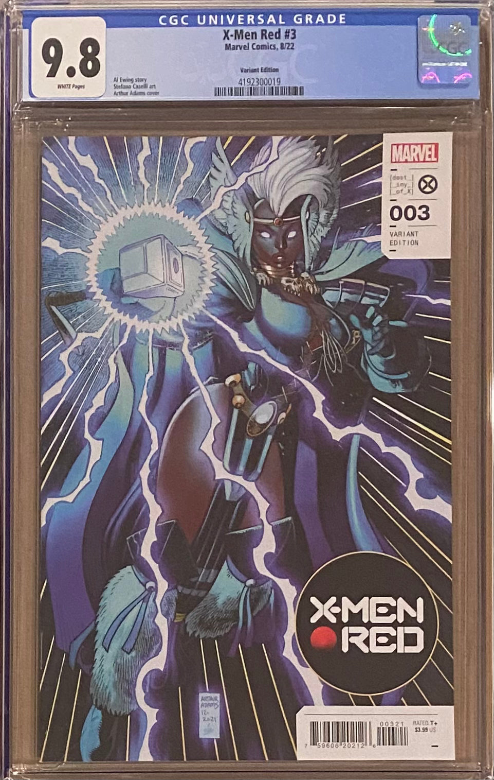 X-Men Red #3 Adams 1:25 Retailer Incentive Variant CGC 9.8