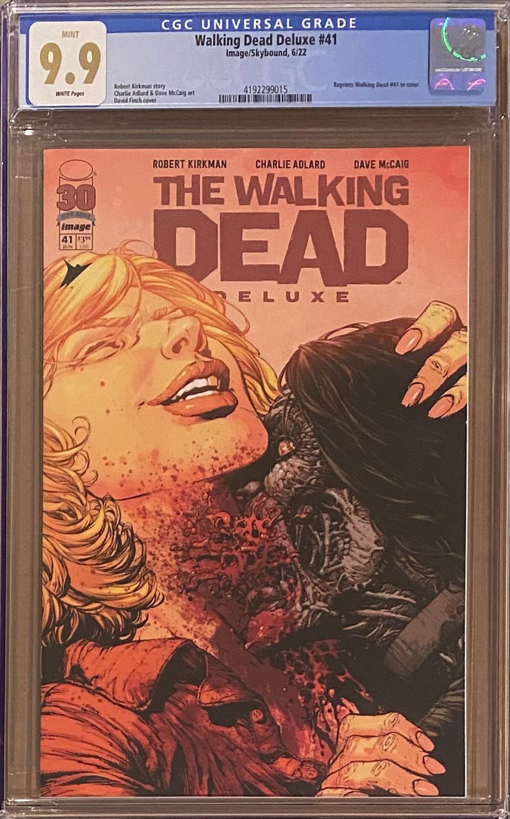 Walking Dead Deluxe #41 CGC 9.9